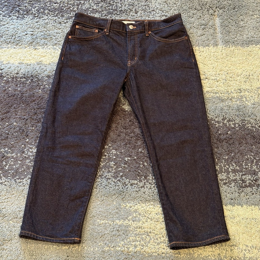 Madewell The Jules Slim Boyfriend Jean Women's Denim Size 29P Dark Wash